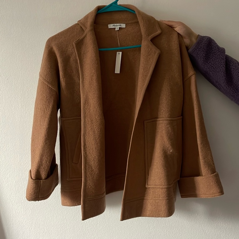 Madewell - NEW - NEVER WORN - 100% Wool Jacket